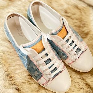 Authentic Louis Vuitton Denim Sneakers